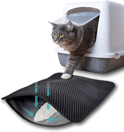 Dual-Layer Meow Mat